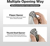 CIVIVI Sentinel Strike II Folding Pocket Knife, 3.7" Nitro-V Blade