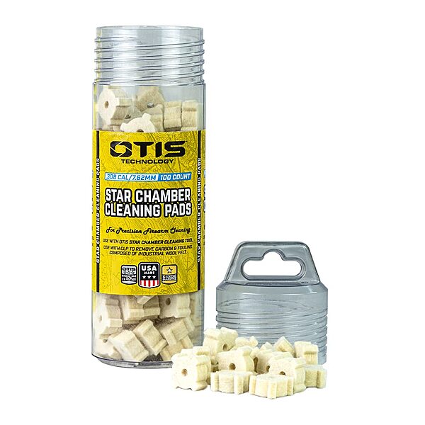 Otis Technology .308Cal/7.62mm Star Chamber Cleaning Pads, Multi, one Size