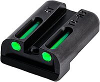 TRUGLO TFO Tritium & Fiber-Optic Front & Rear Handgun Sight Set Compatible with Sig Sauer Handguns