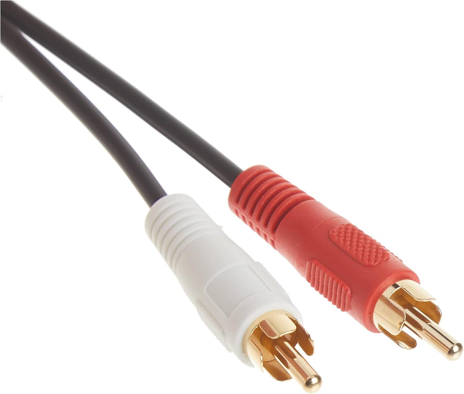 C2G Legrand RCA Female to Two RCA Male Signal Splitter Cable, Black RCA to RCA Splitter, 6 Inch Audio Stereo Y-Cable
