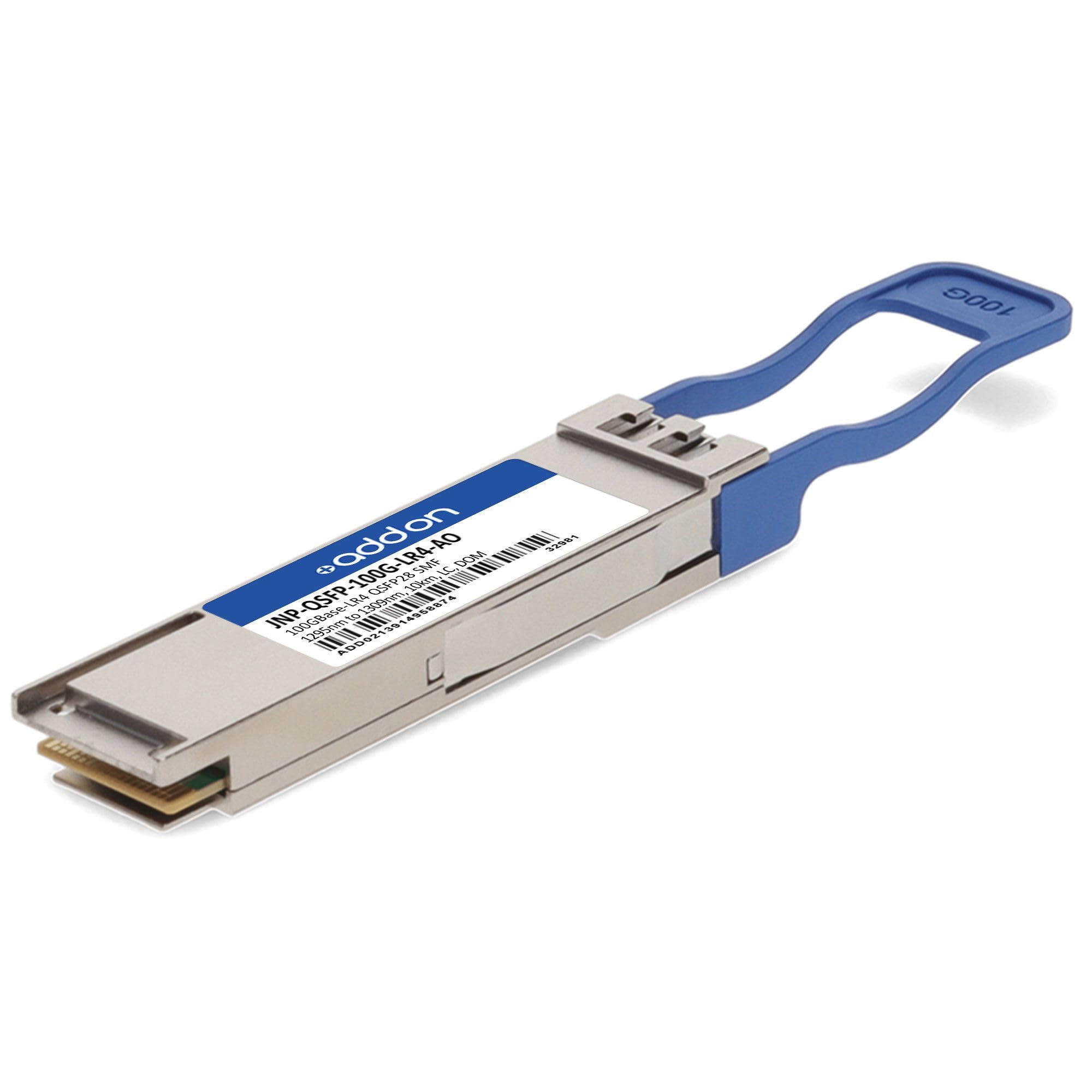 AddOn Juniper JNP-QSFP-100G-LR4 COMP TAA 100G-LR4 1295NM to 1309NM 10KM QSFP28 LC XCV