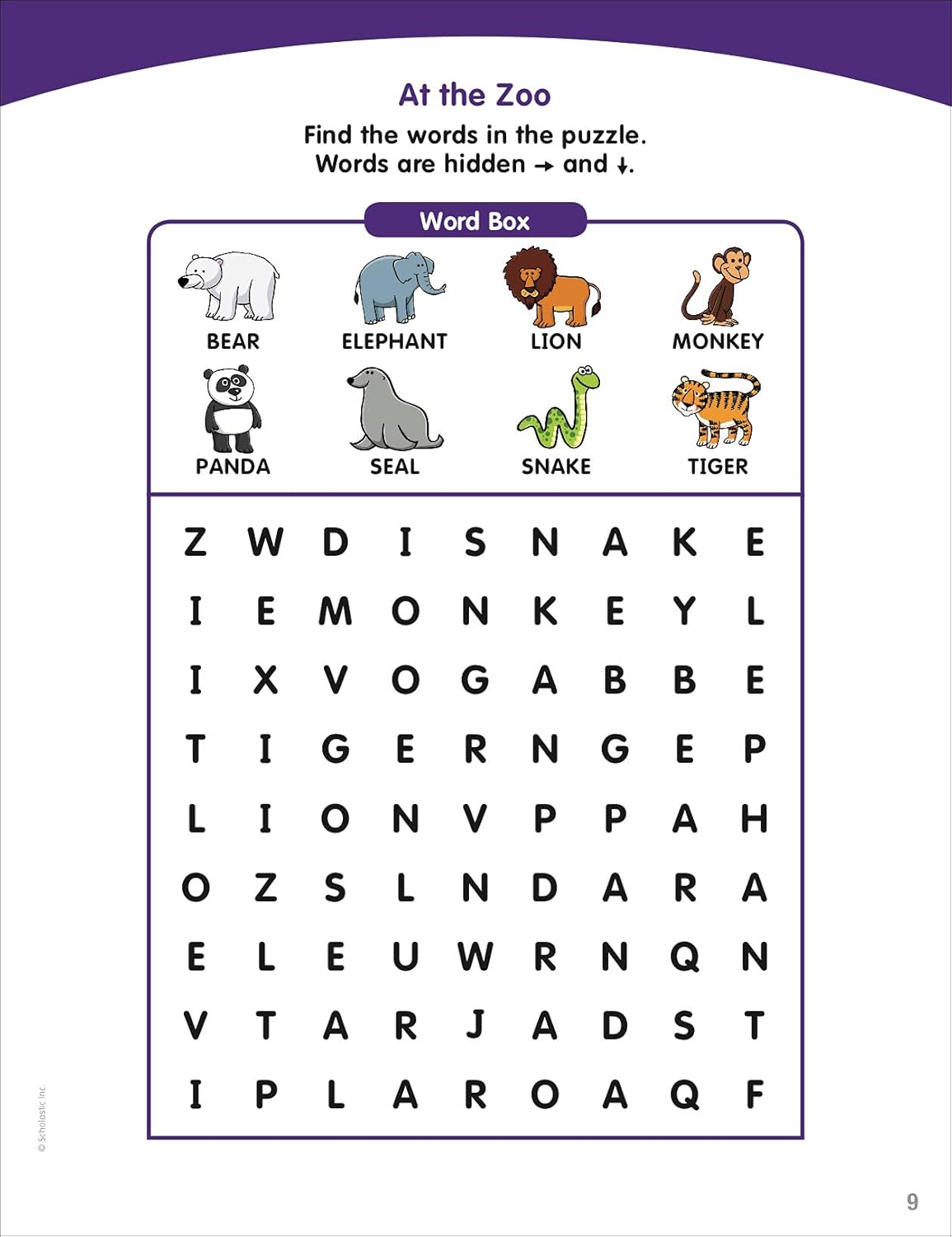 Scholastic Little Skill Seekers: Word Searches Activity Book, Pre-K To Kindergarten