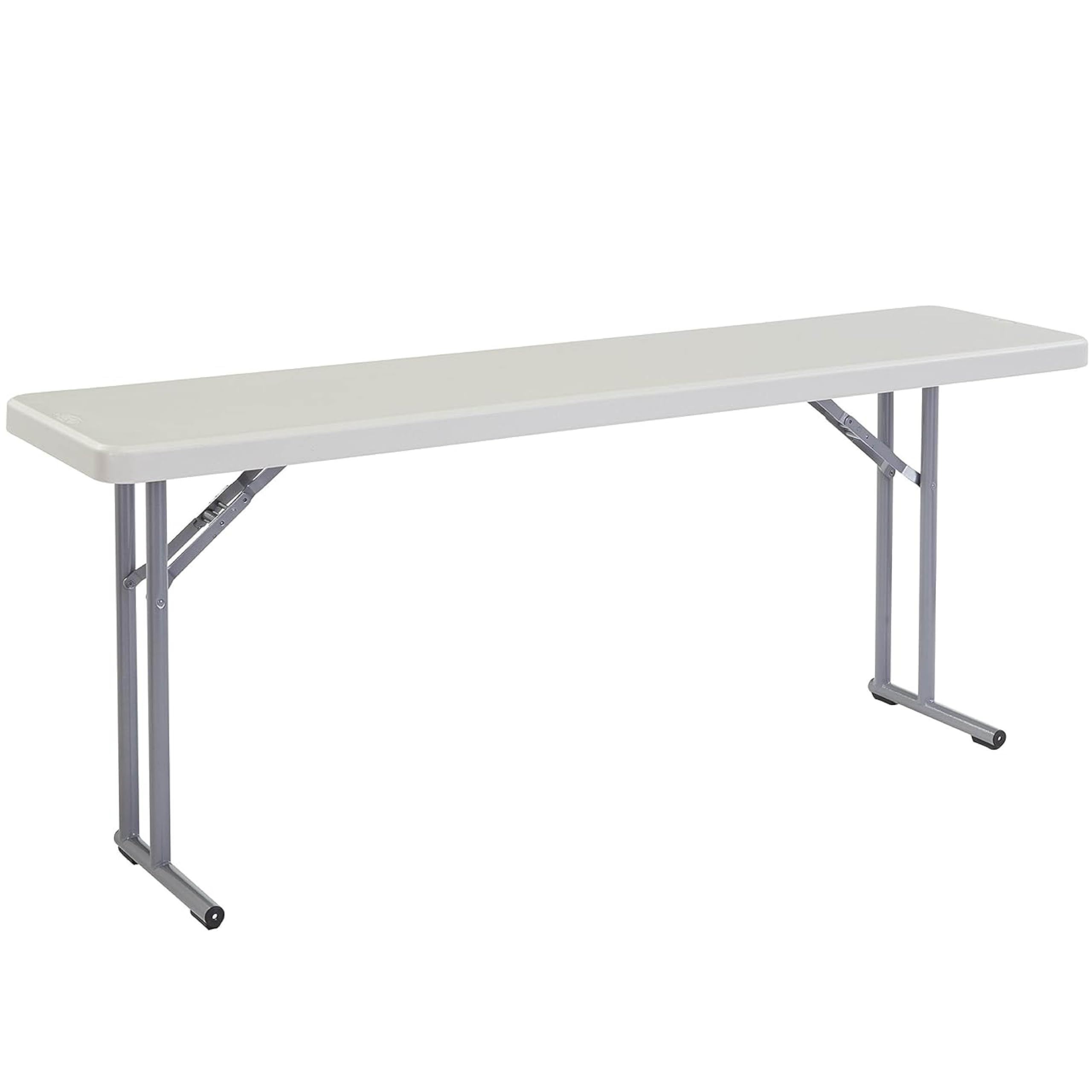 Seminar Folding Table by National Public Seating – Portable Heavy-Duty Foldable Table for Indoor/Outdoor Use