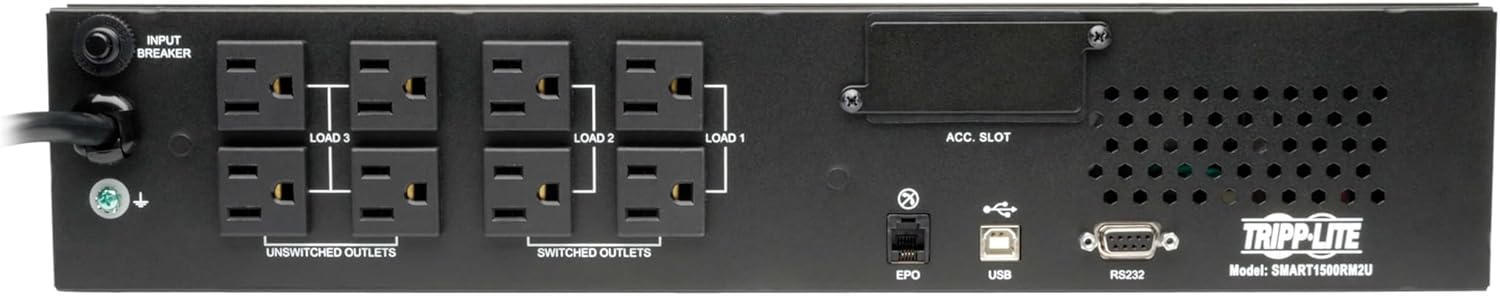 Tripp Lite SmartPro Line-Interactive Sine Wave UPS, 2U Rack/Tower