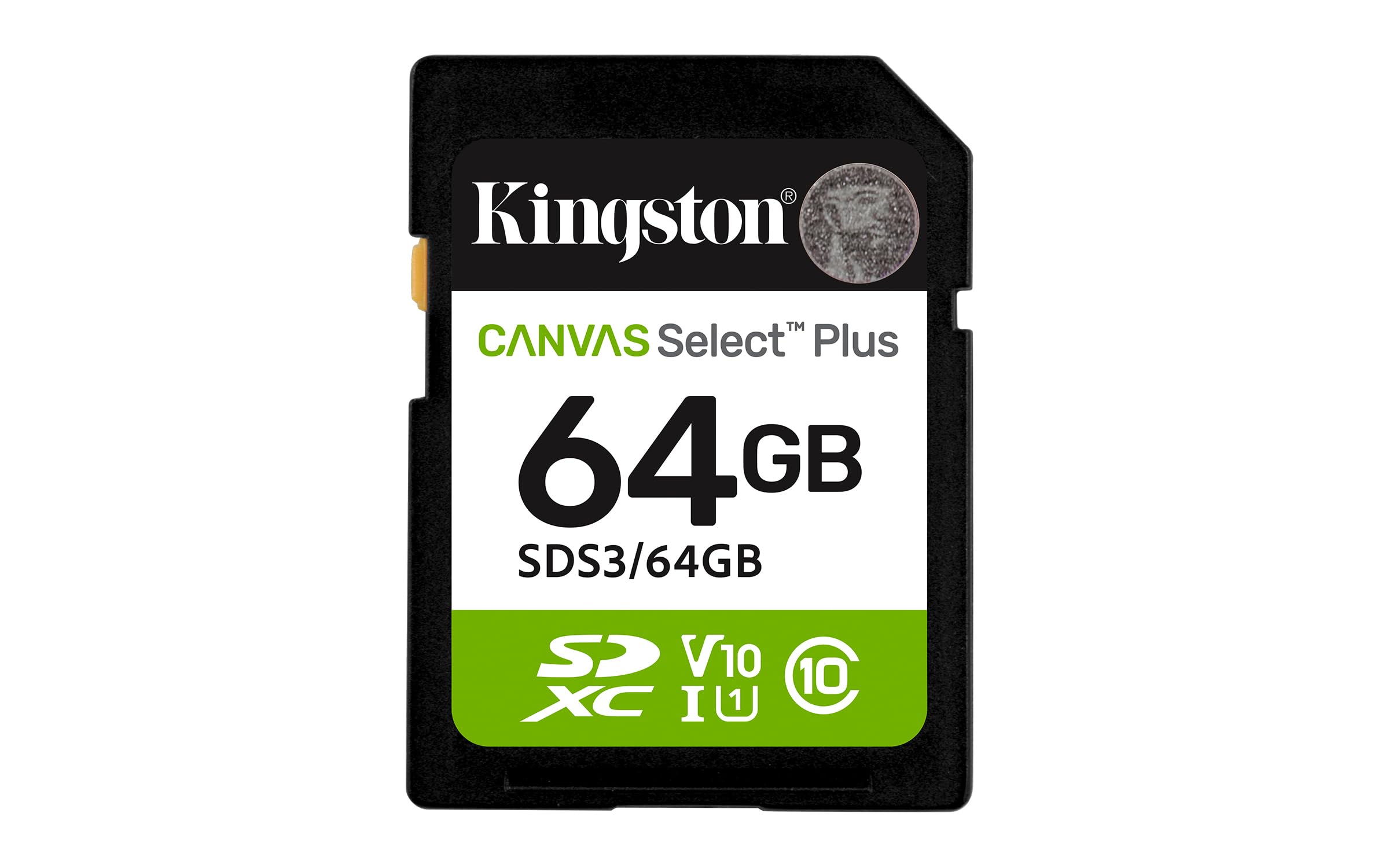 Kingston Canvas Select Plus SDXC Memory Card - Class 10 UHS-I
