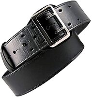 BOSTON LEATHER Sam Browne Duty Belt, Fully Lined, 2 1/4" Wide