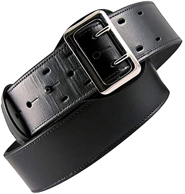 BOSTON LEATHER Sam Browne Duty Belt, Fully Lined, 2 1/4" Wide