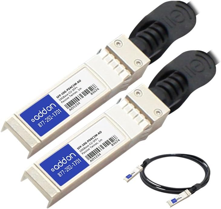 Add-On Computer 10GBase-CU SFP+ to SFP+ Direct Attach Cable (SFP-10G-PDAC1M-AO)