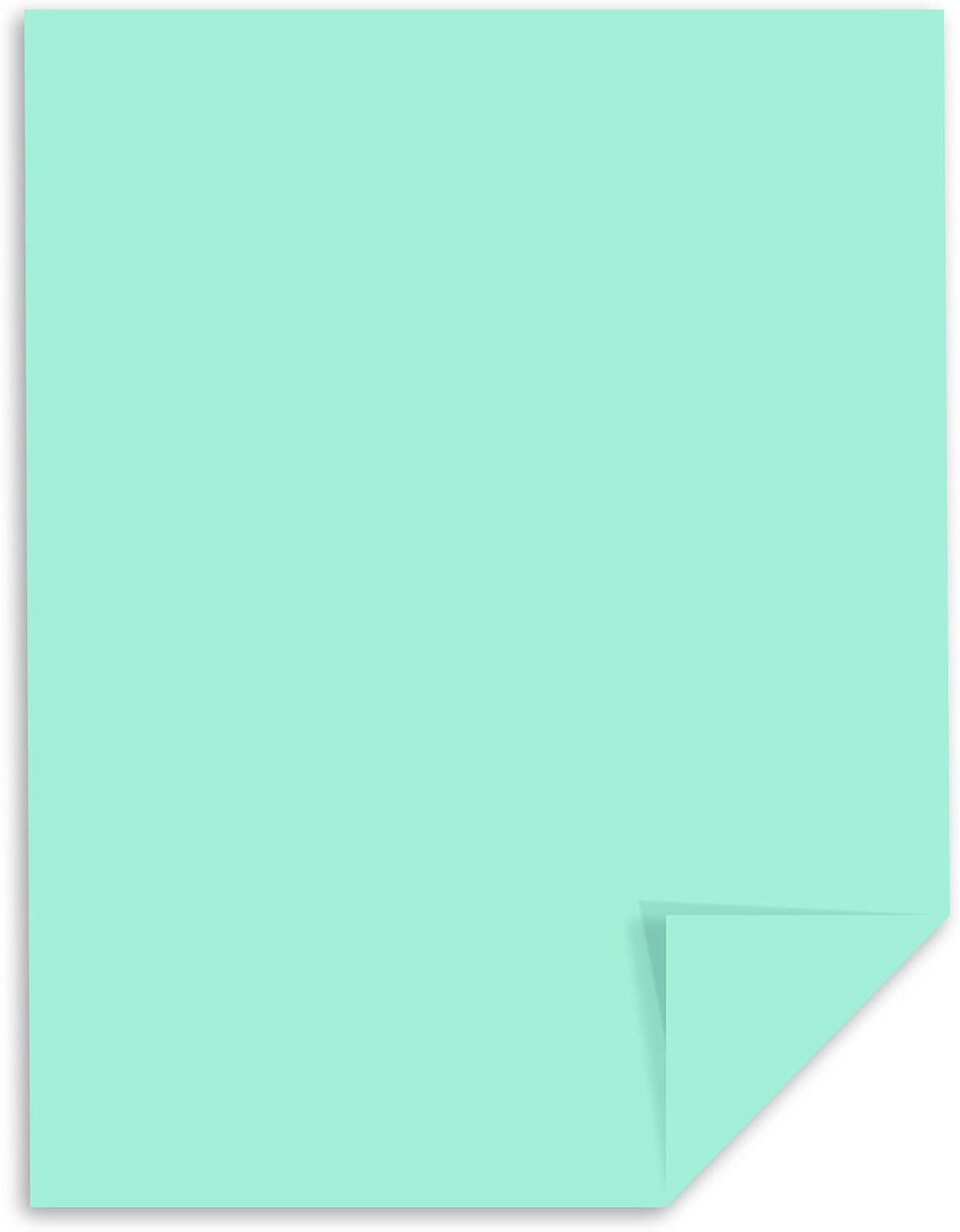 Neenah Paper Exact Index Card Stock, 110 lb Index Weight, 8.5 x 11, Blue, 250/Pack