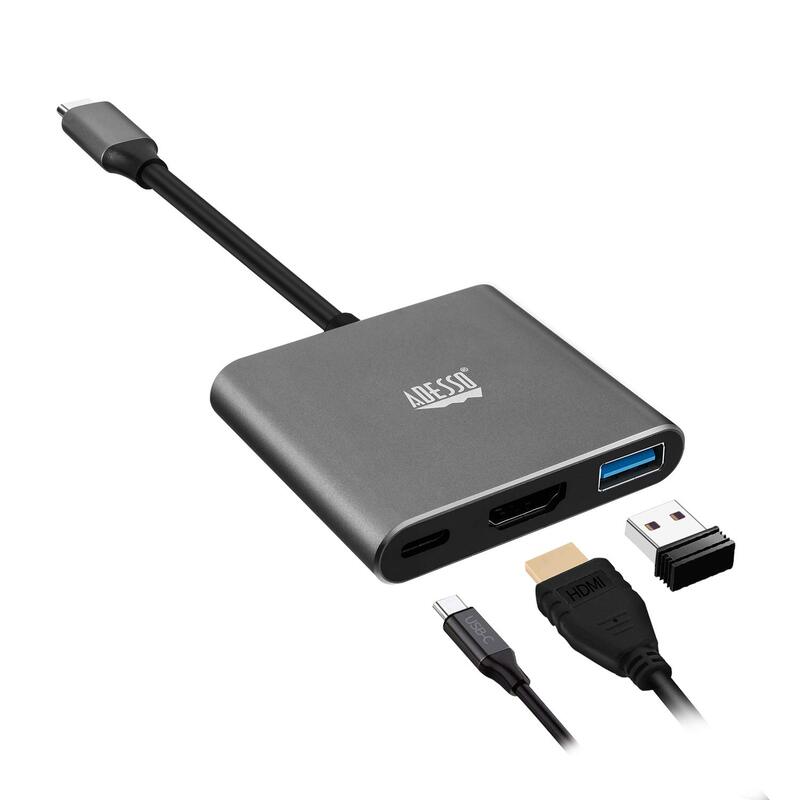 ADESSO AUH-4010 USB-C Docking Station - 4K HDMI, 100W PD