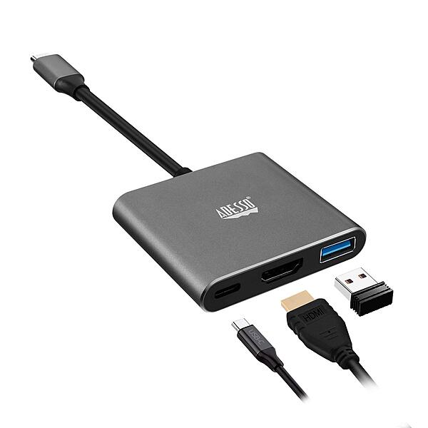 ADESSO AUH-4010 USB-C Docking Station - 4K HDMI, 100W PD