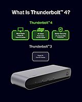 Belkin Thunderbolt 4 Docking Station with 90W Power Delivery for MacBook & Windows - 8K/Dual 4K Display, Thunderbolt 4 Cable, HDMI, Ethernet, SD & Audio Ports, Gray