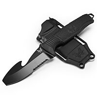 Benchmade - H20 Dive Tactical Knife with Black Santoprene Handle (112SBK-BLK H20)