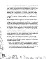 Mathematical Discourse: Let the Kids Talk! –Helps teachers to get students talking about math and explain their problem-solving methods and reasoning (Grades K-12) (Professional Resources)