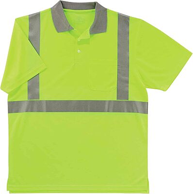 Ergodyne GloWear 8295 ANSI High Visibility Reflective Polo Shirt