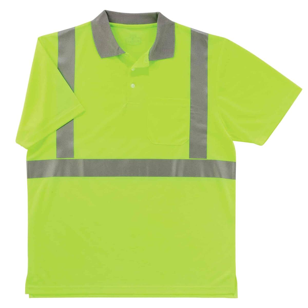 Ergodyne GloWear 8295 ANSI High Visibility Reflective Polo Shirt