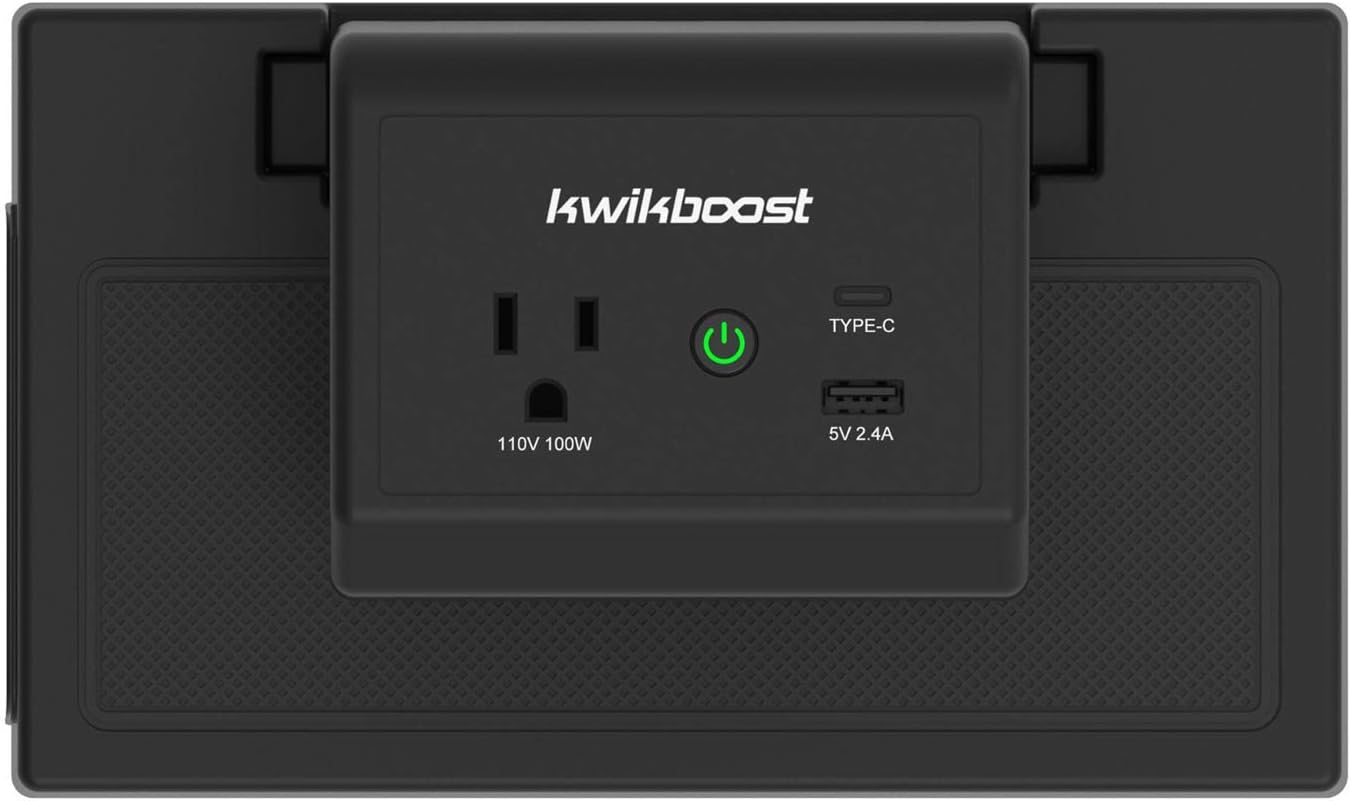 EdgePower – 3 Battery Kit – Clamp-On Portable Battery Charging Station – Cordless Power Solution for Classrooms and Offices