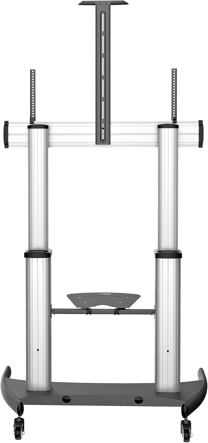 StarTech.com Mobile TV Stand - Heavy Duty TV Cart for 60-100" Display (100kg/220lb)