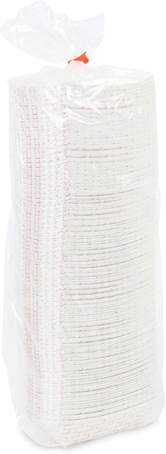 Boardwalk® Paper Food Baskets, 1/2 Lb Capacity, Red/White, Pack Of 1,000