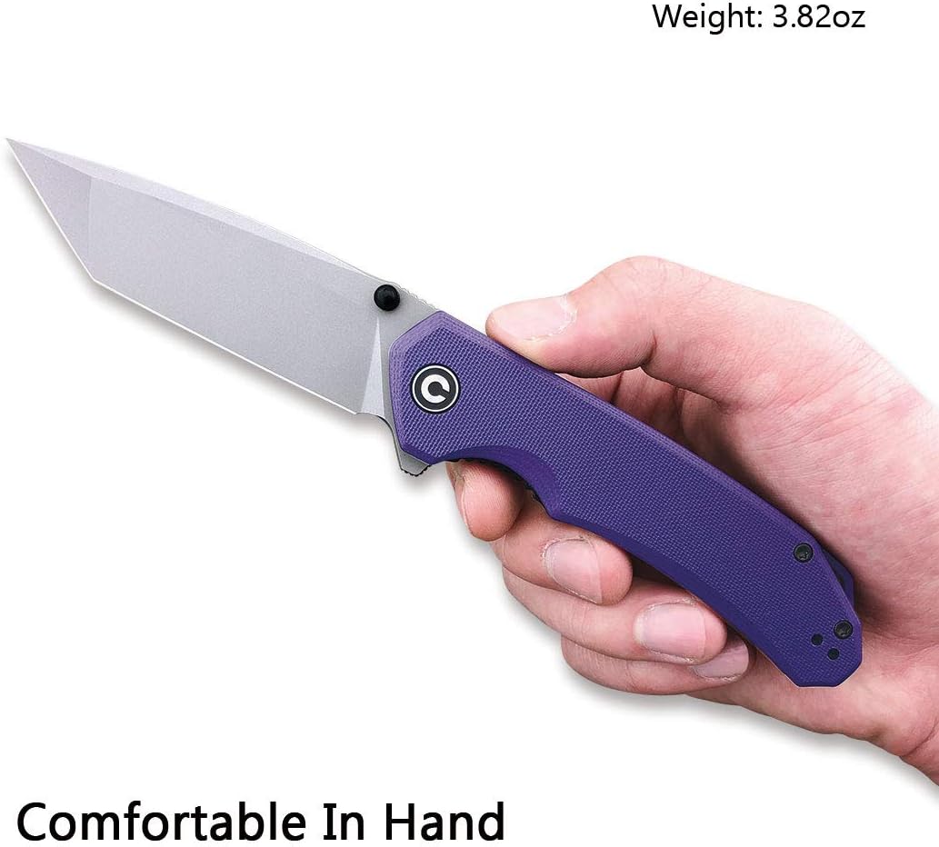 CIVIVI Brazen Folding Pocket Knife D2 Tanto Blade