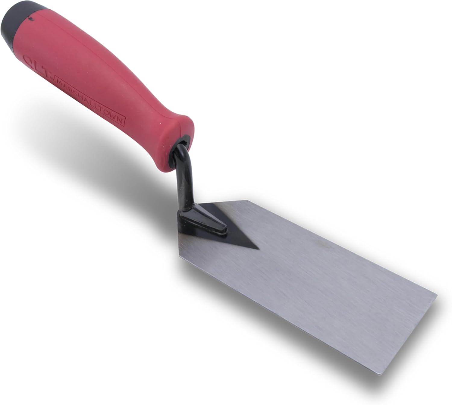 MARSHALLTOWN QLT Masonry Margin Trowel, Red Soft Grip Handle
