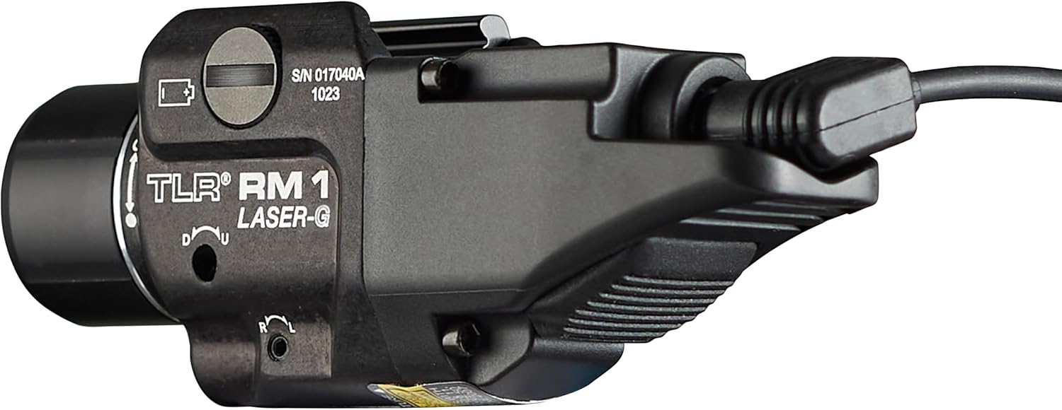 Streamlight 69443 TLR RM 1 G 500-Lumen Rail-Mounted Tactical Weapon Light with Integrated Green Aiming Laser