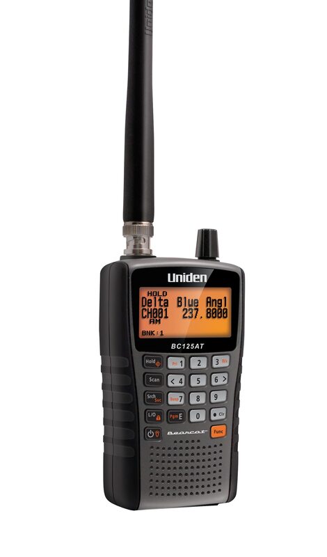Uniden Bearcat BC125AT Handheld Scanner, 500-Alpha-Tagged Channels, Close Call Technology, PC Programable, Aviation, Marine