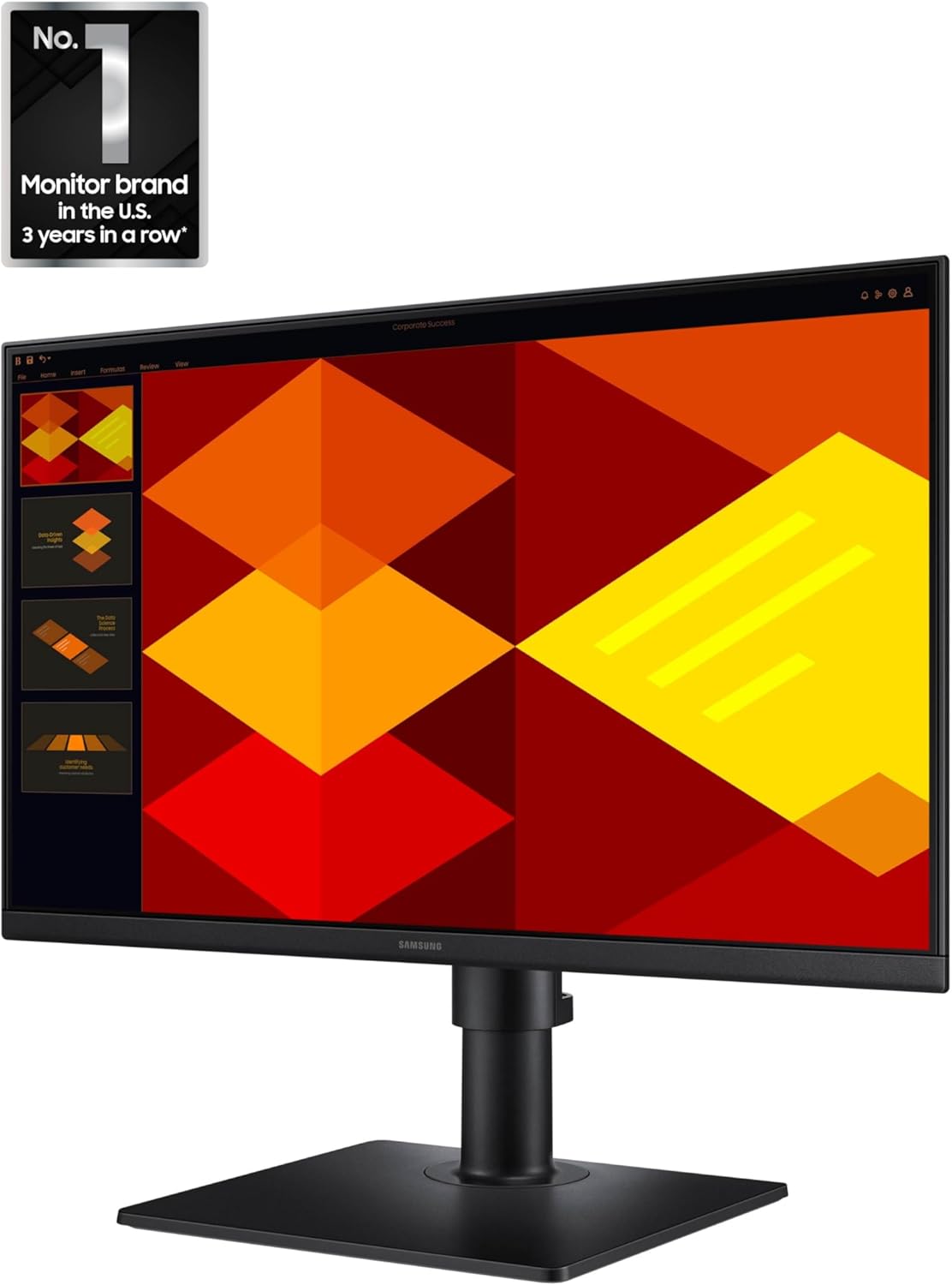 Samsung S40GD Borderless Business Monitor with IPS Panel, 100Hz Refresh Rate, Eye Saver Mode, Game Picture Mode
