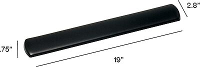 3M Large Gel Wrist Rest For Keyboards, 19.31 x 3.13 x 1.25 inches, Black - WR310LE