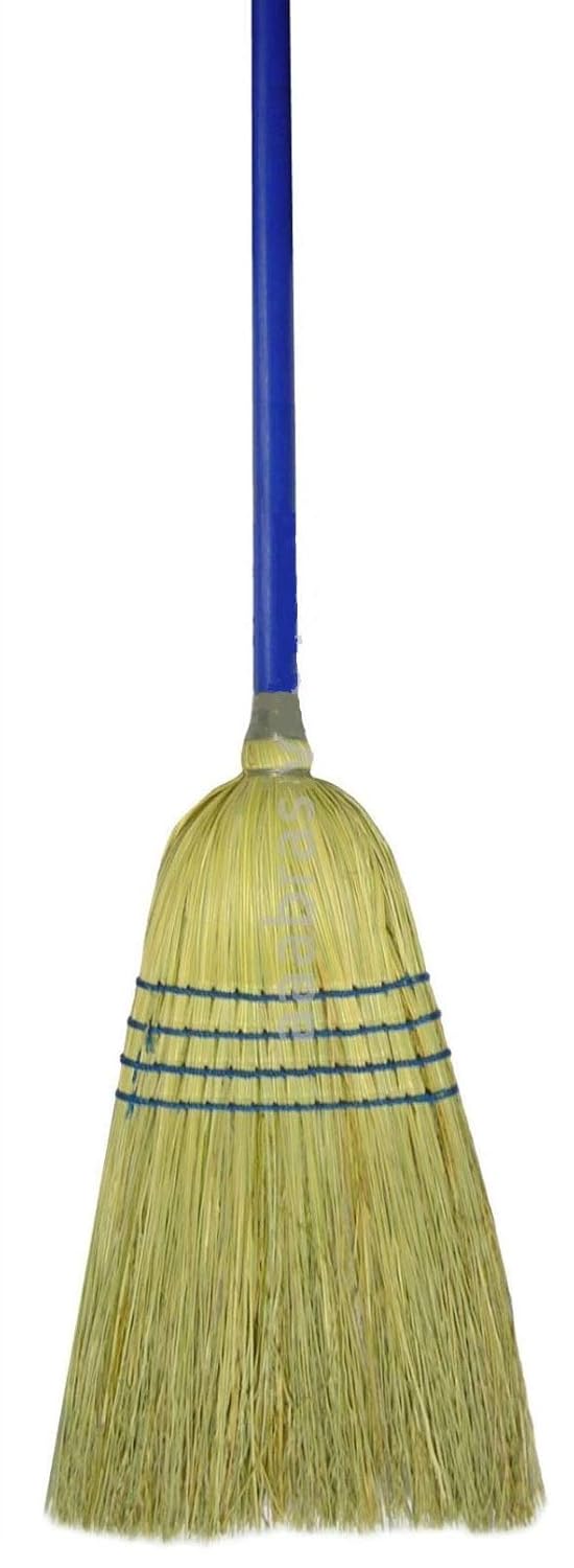 Weiler 44548 Light Industrial Upright Broom, Corn & Fiber Fill, 57" Overall Length