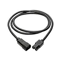 Tripp Lite C14 to C15 Heavy-Duty Power Cord, 14 AWG, 15A
