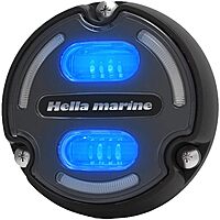 Hella Marine Apelo A2 Blue White Underwater Light - 3000 Lumens - Black Housing - Charcoal Lens w/Edge Light
