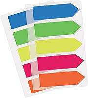 Redi-Tag 5-Color Arrow Flags in Handy Clip-On Holder, 125 Flags per Pack