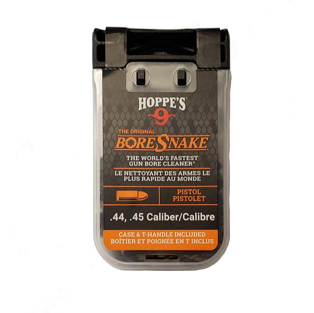Hoppe's, Boresnake® with Den and T-Handle, Pistol Cleaner Hoppe's .44, .45 Boresnake® Den Pistol