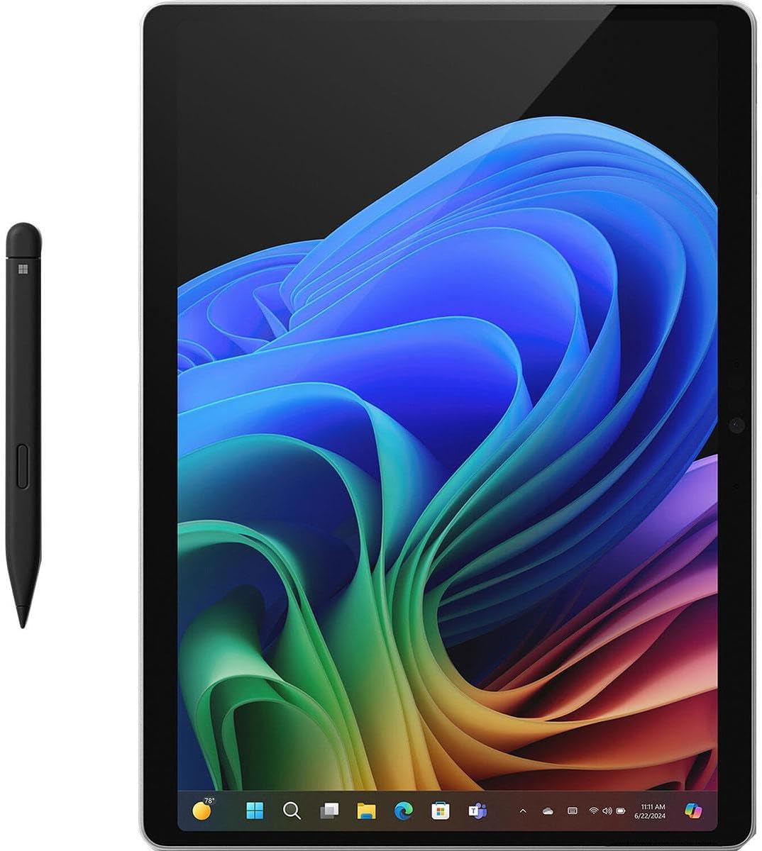 Microsoft Surface Pro for Business 2-n-1 Laptop/Tablet Windows 11 Pro Copilot+ PC, 13" Qualcomm Snapdragon X Elite, 16GB RAM