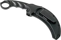 Cold Steel Steel Tiger 4.75'' Japanese Aus8A Stainless Steel W/ Stonewashed Finish Karambit Shape Fixed Blade Tactical