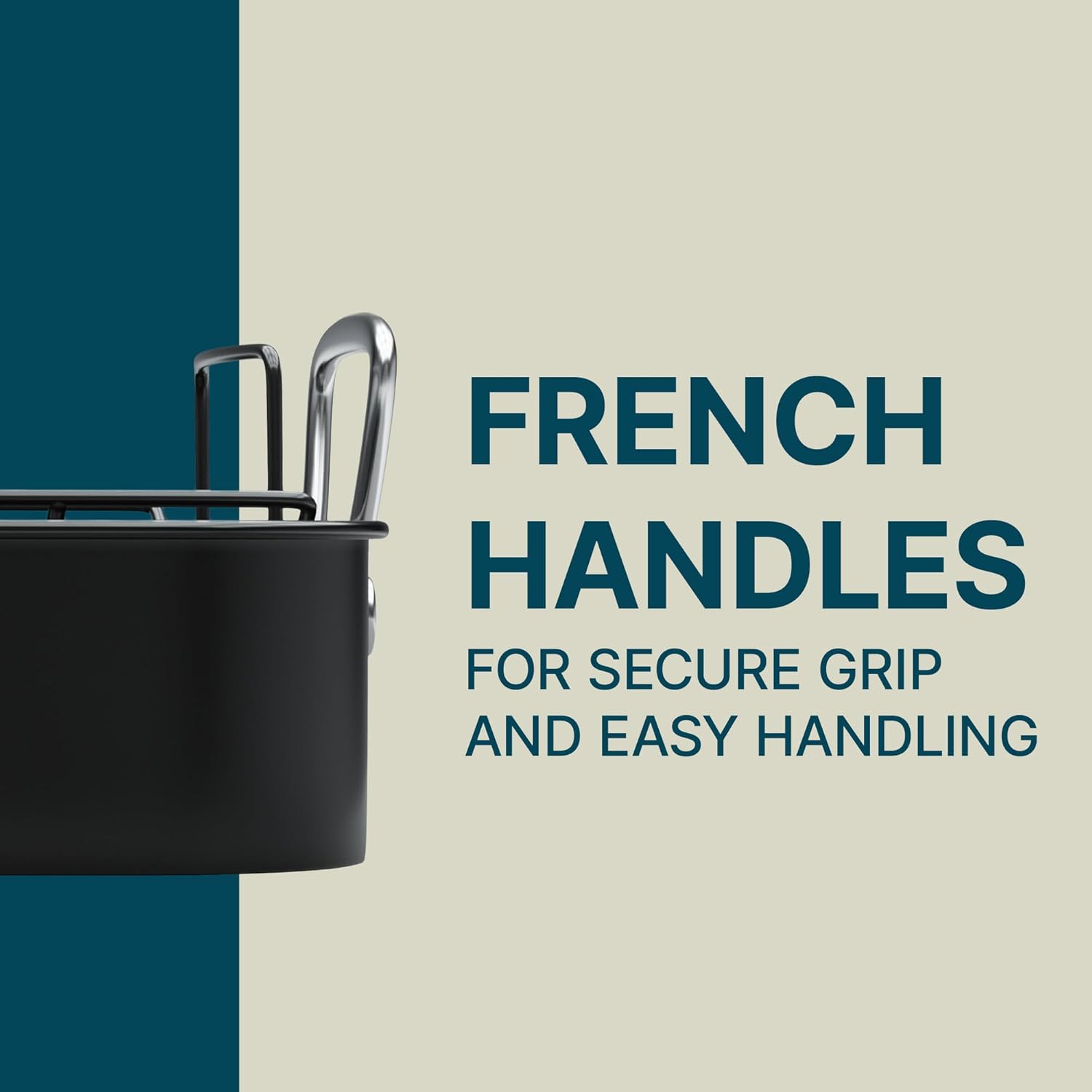 Gibson Home French Roaster 2 Piece Carbon Steel Indoor Oven Baking Roasting Non Stick Turkey Chicken with Roast V Rack, Black