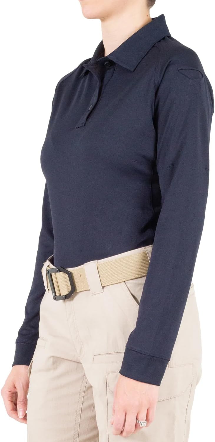 First Tactical Women's Performance Long Sleeve Polo