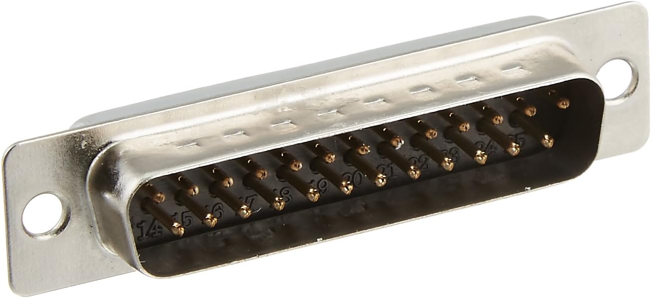 C2G 01592 DB25 Male D-Sub Solder Connector, Gold