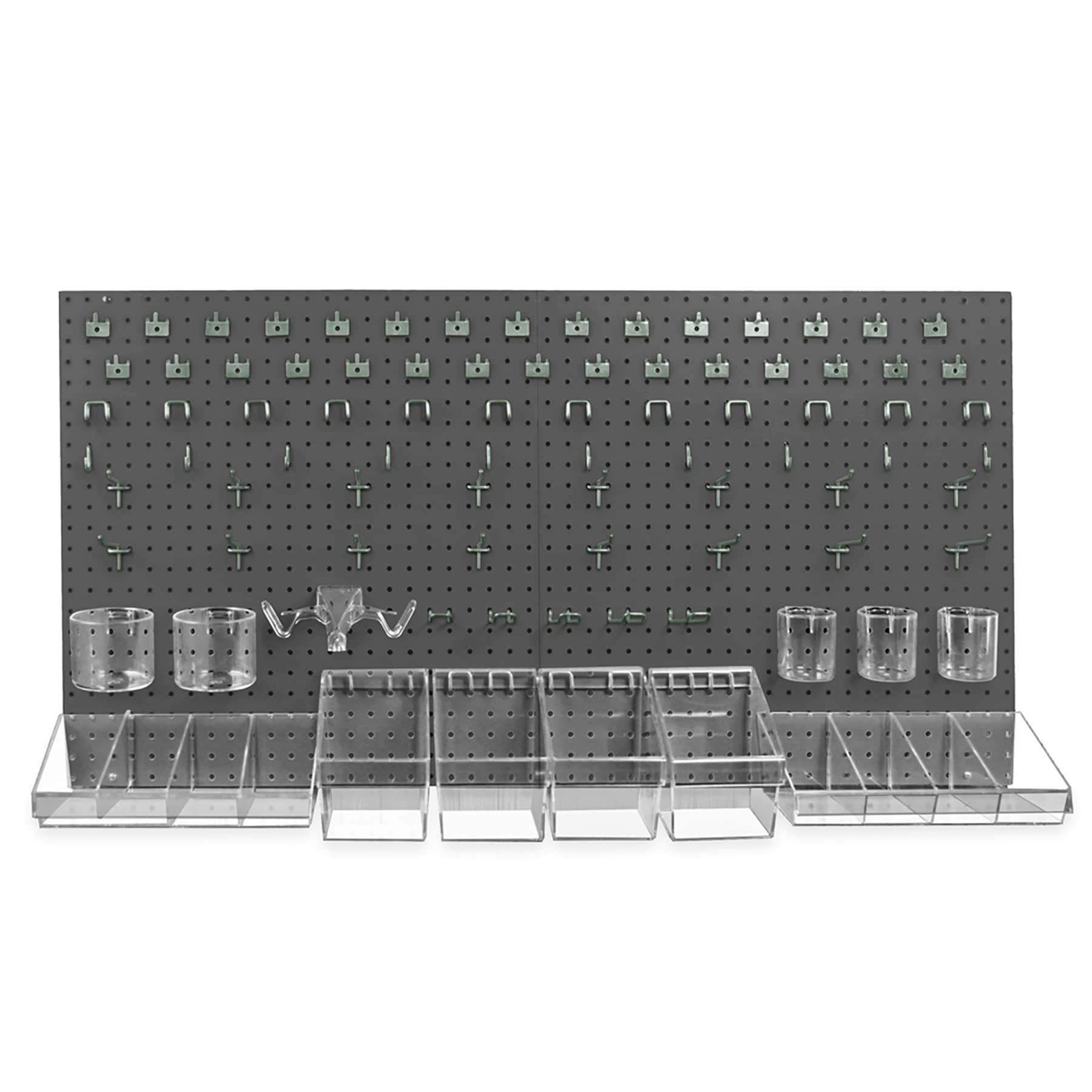 Azar Displays 125-Piece Pegboard Organizer Kit