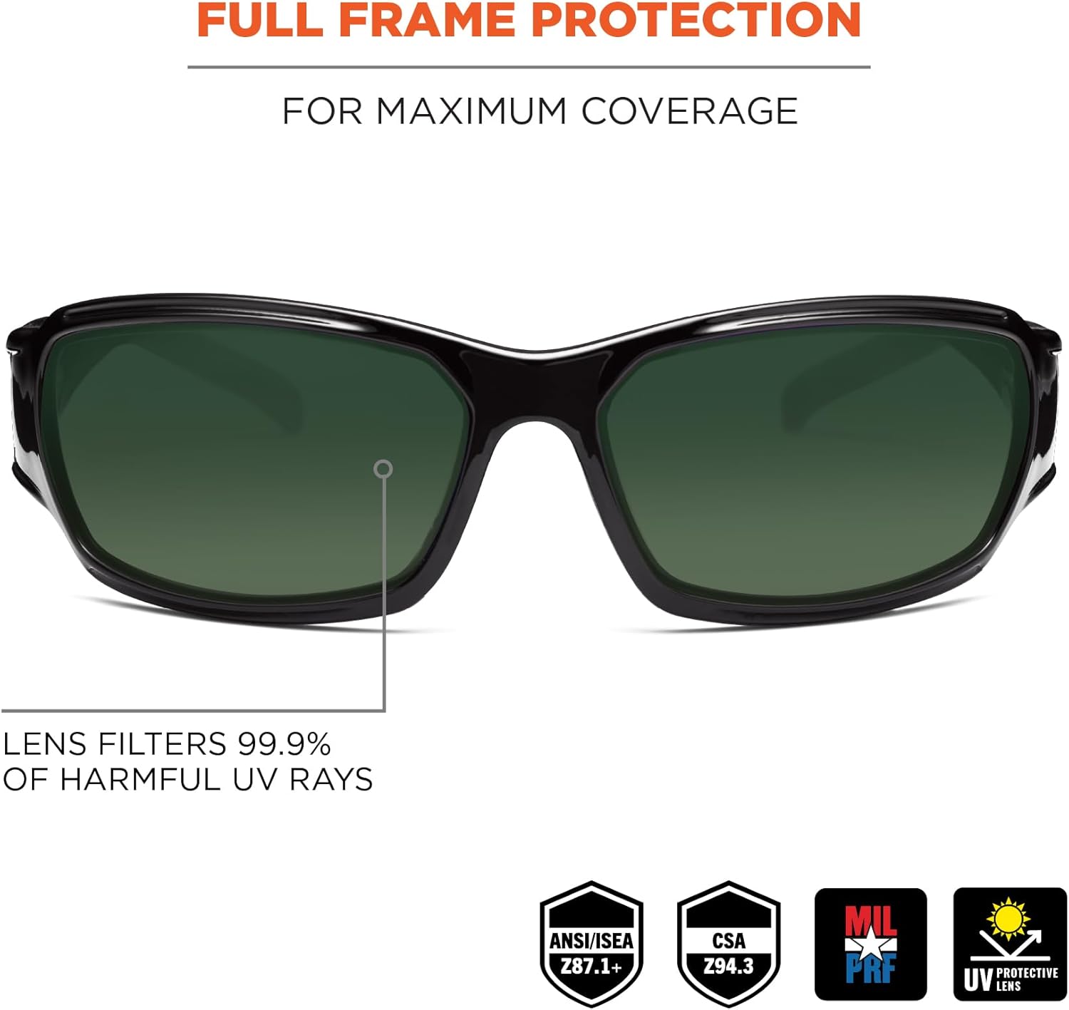 ERGODYNE Skullerz THOR Polarized Safety Glasses