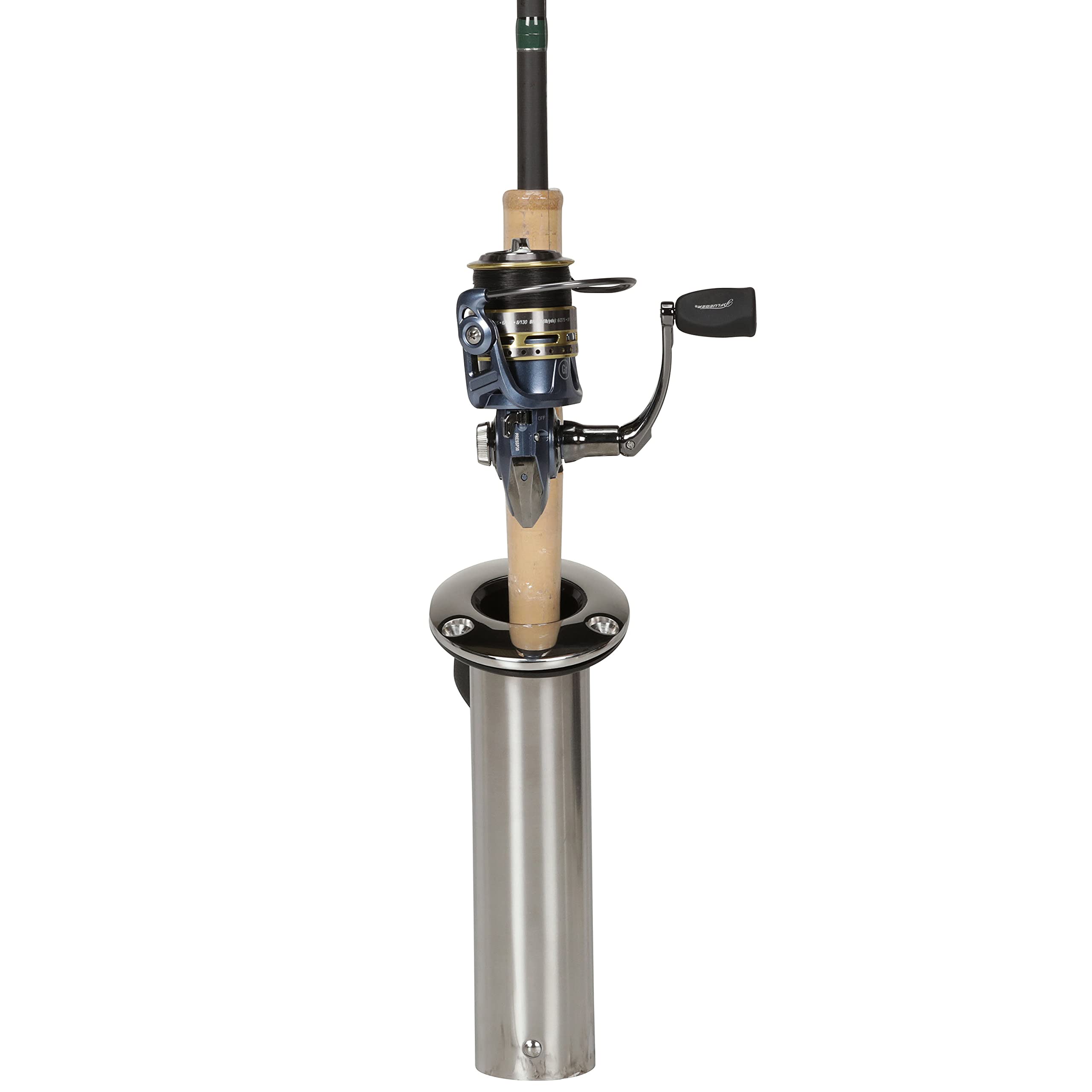 Attwood 66364-7 Stainless Steel Flush Mount 0 Degree Rod Holder (2-Inch)