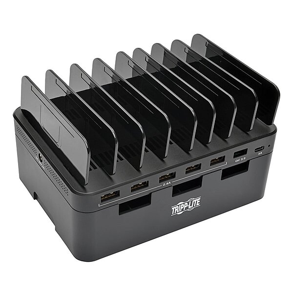 TRIPP LITE USB Charging Station with Storage and Adjustable Brackets