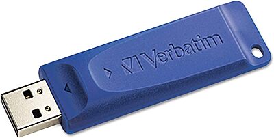 VERBATIM USB 2.0 Retractable Cap-less Flash Drive - Universally Compatible