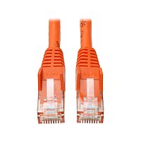 Eaton Tripp Lite Cat6 Gigabit Snagless Molded Patch Cable (RJ45 M/M) - Orange, 10 ft. N201-010-OR