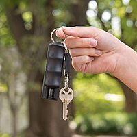 SABRE RED Hardcase Pepper Spray Keychain with Quick Release