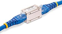 StarTech.com Shielded RJ45 Coupler, Inline Cat6a Coupler, Female to Female (F/F) T568B Pinout