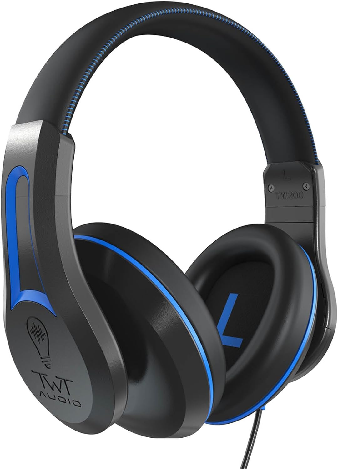ThinkWrite Technologies TWT Audio Duro, TW200 | Premium Over-Ear Noise Reducing Wired Headphones (3.5mm Jack) 1 Pack