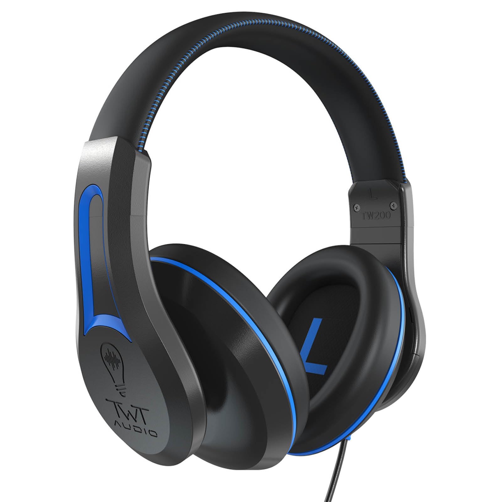 ThinkWrite Technologies TWT Audio Duro, TW200 | Premium Over-Ear Noise Reducing Wired Headphones (3.5mm Jack) 1 Pack