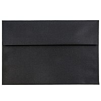 JAM PAPER Booklet Invitation Envelopes, Gummed Seal, 32-lb Linen, 30% Recycled